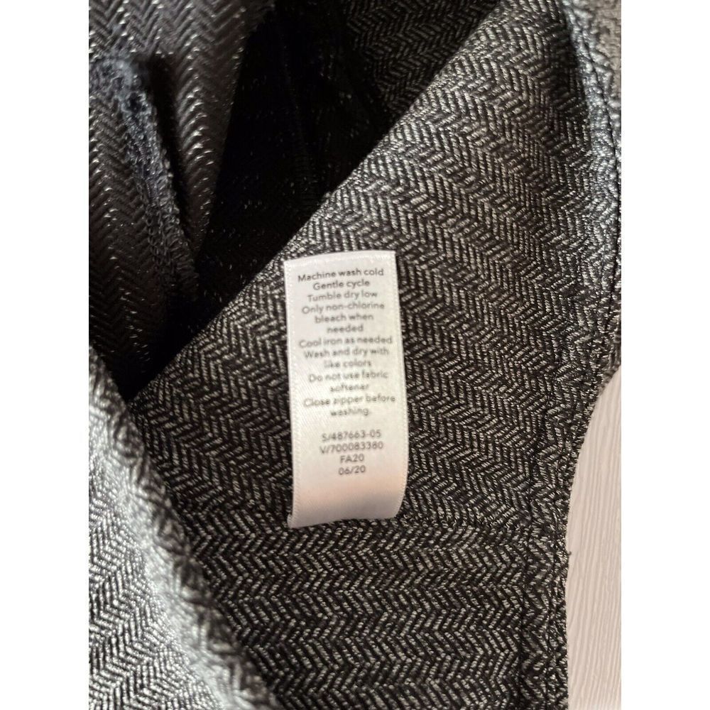 Athleta Womens Small Delancey Black Herringbone High Rise Tight In Black Pocket - Picture 14 of 14